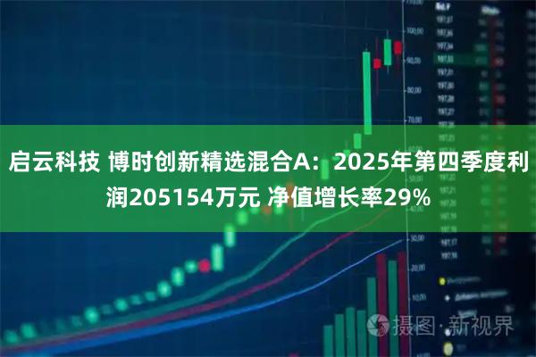 启云科技 博时创新精选混合A：2025年第四季度利润205154万元 净值增长率29%
